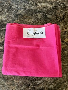 Bright Pink Fabric - 2 Yards
